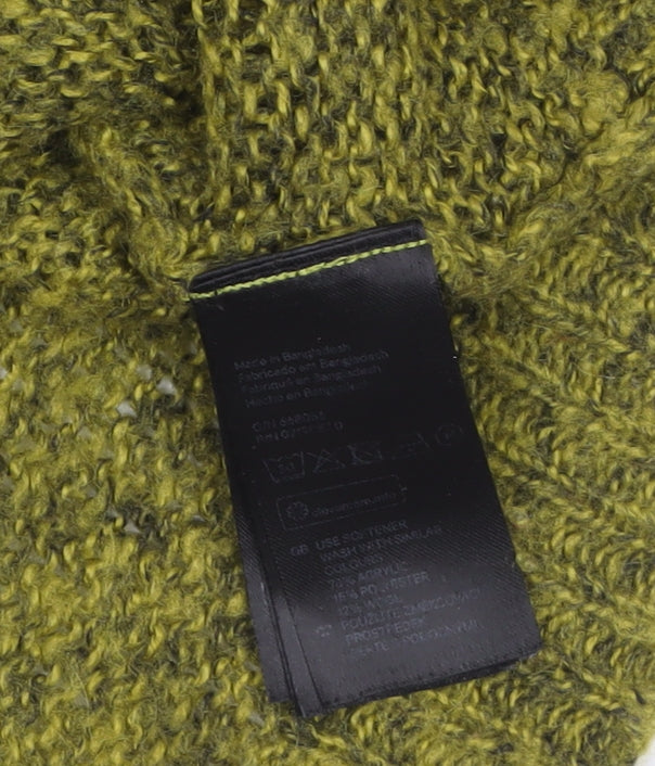 H&M Divided Women's Green Chunky Knit Pullover Jumper Size 12