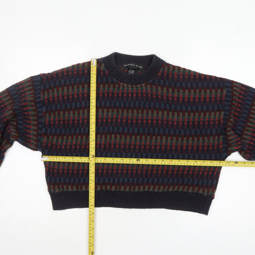 Geoffrey Bene Women's Multicoloured Crew Neck Knit Jumper M