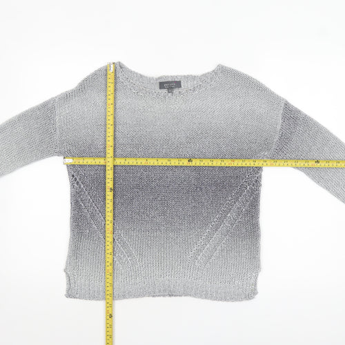 Marks and Spencer Per Una Women's Grey Size 10 Knit Pullover Jumper