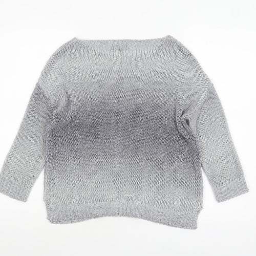Marks and Spencer Per Una Women's Grey Size 10 Knit Pullover Jumper
