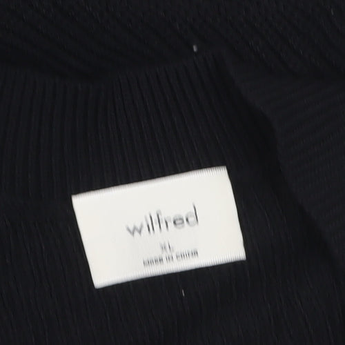 Wilfred Black High Neck Knit Tank Top Women's XL