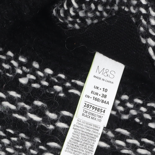 Marks and Spencer Women’s Black Knit Open Cardigan Size 10