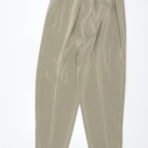 Extra Elegance Womens Beige Size 18 Lightweight Straight Trousers