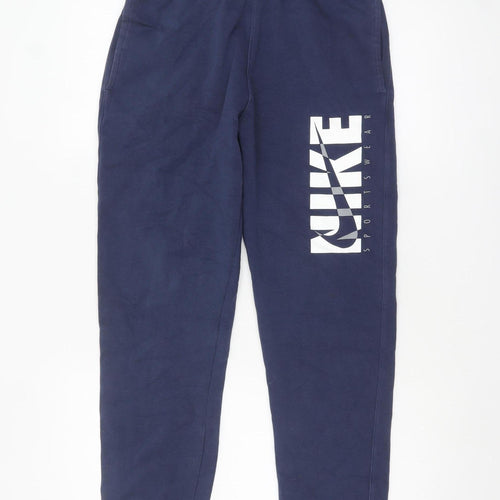 Nike Men's Blue XS Jogger Sweatpants Tapered Fleece