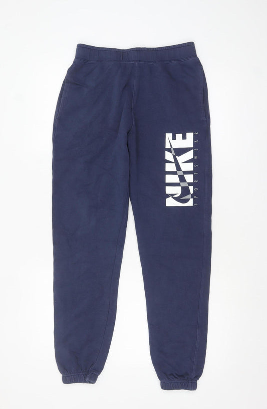 Nike Men's Blue XS Jogger Sweatpants Tapered Fleece