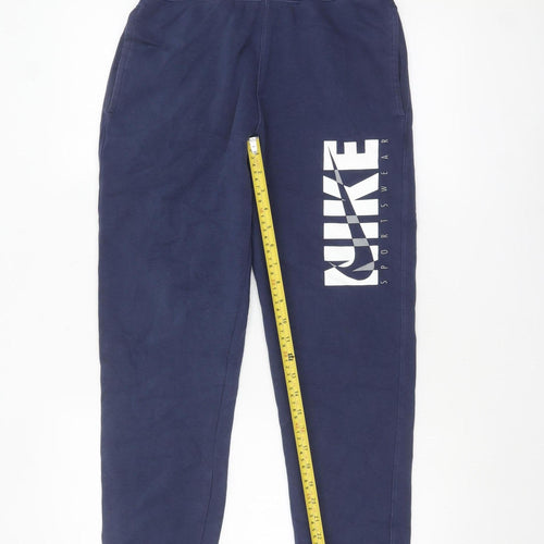 Nike Men's Blue XS Jogger Sweatpants Tapered Fleece
