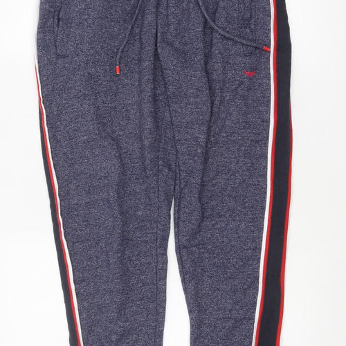 Threadbare Men's Blue Jogger Trousers Size M Elastic Waistband