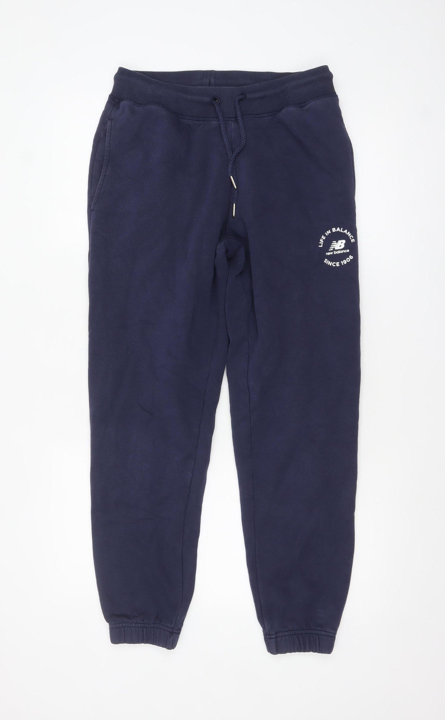 New Balance Men's Blue Sweatpants Size S Elastic Waist Joggers