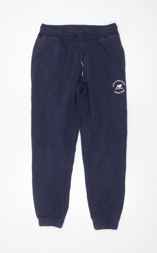 New Balance Men's Blue Sweatpants Size S Elastic Waist Joggers