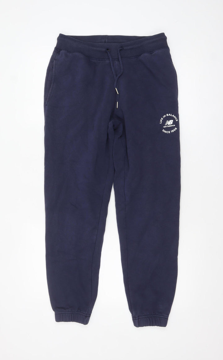 New Balance Men's Blue Sweatpants Size S Elastic Waist Joggers