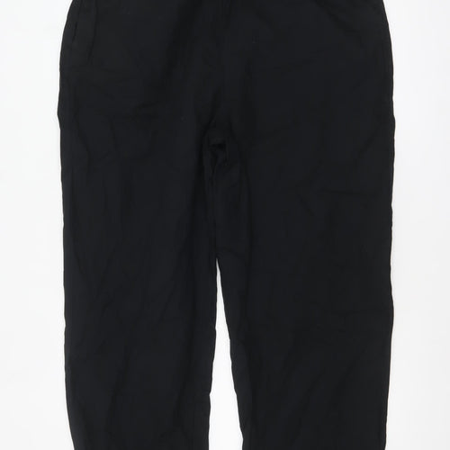 Marks and Spencer Womens Black Size 18 Relaxed Straight Trousers