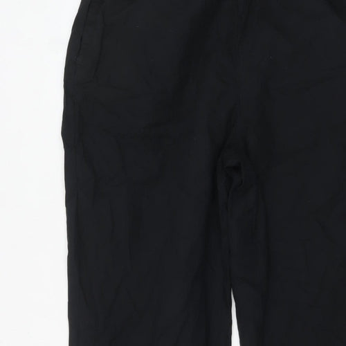 Marks and Spencer Womens Black Size 18 Relaxed Straight Trousers