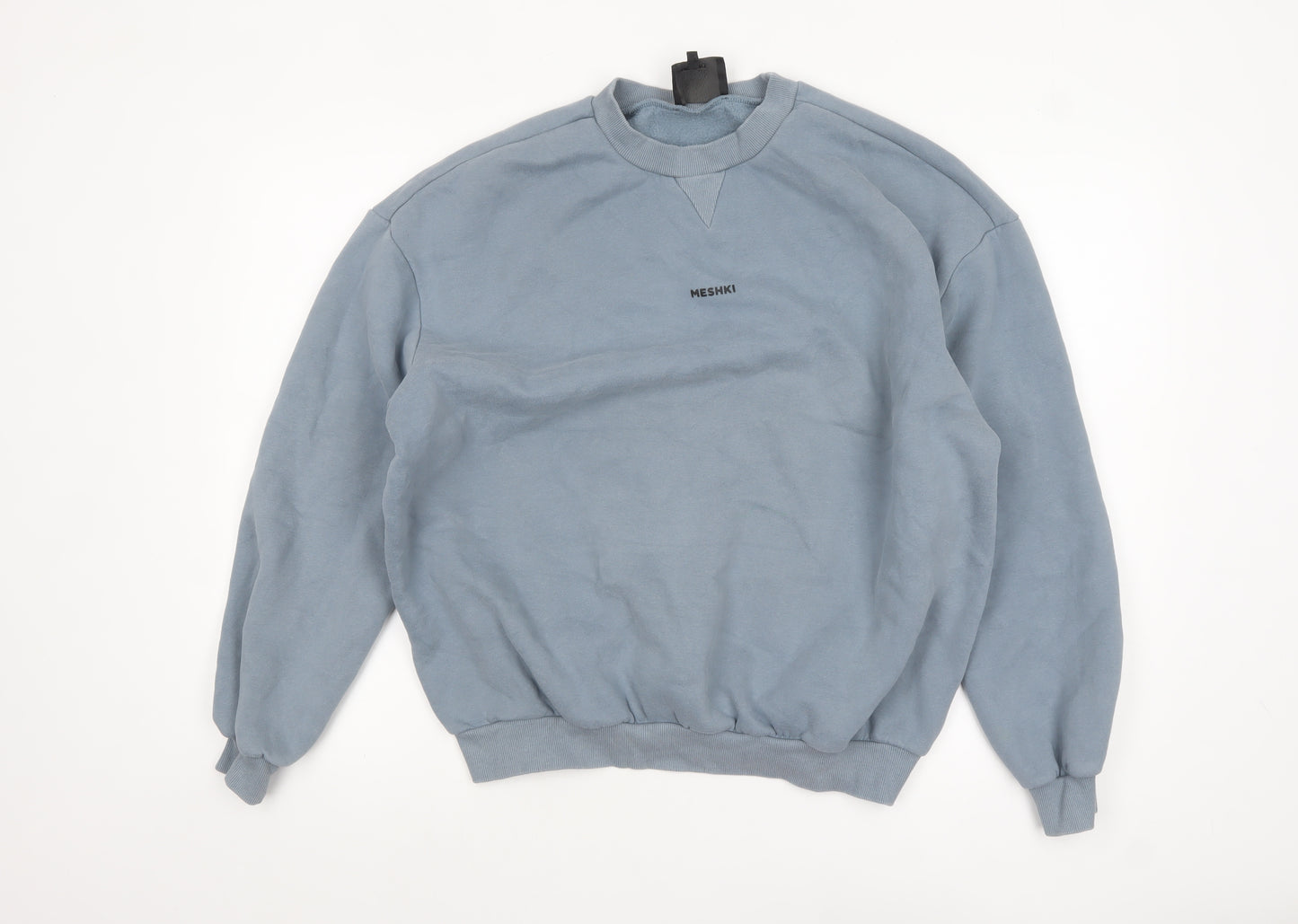 Meshki Unisex Blue XS Pullover Fleece Sweatshirt