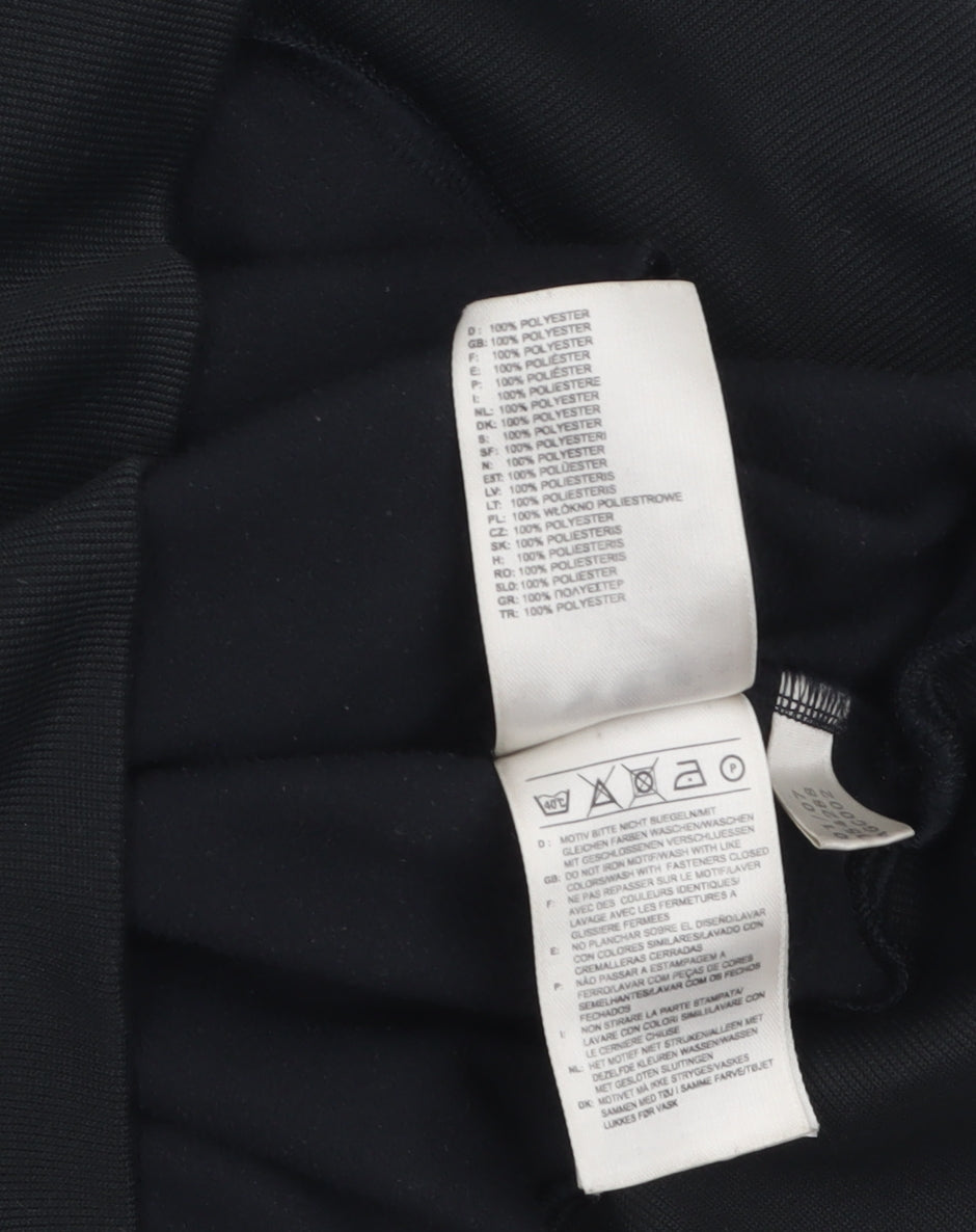 Adidas Men’s Black Basic Track Jacket Size M Sports Full Zip