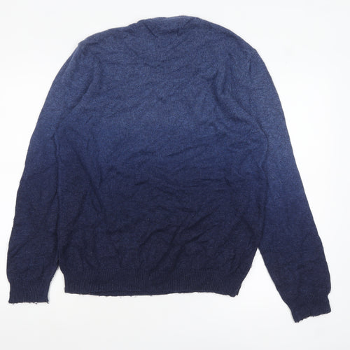 Marks and Spencer Men’s Blue Cashmere Blend Wool Jumper XL