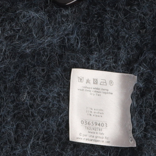 Marks and Spencer Women’s Grey Chunky-Knit Cardigan L V-Neck