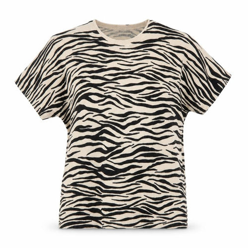 Sabrina Womens Beige Animal Print Acrylic Knit Pullover Jumper L