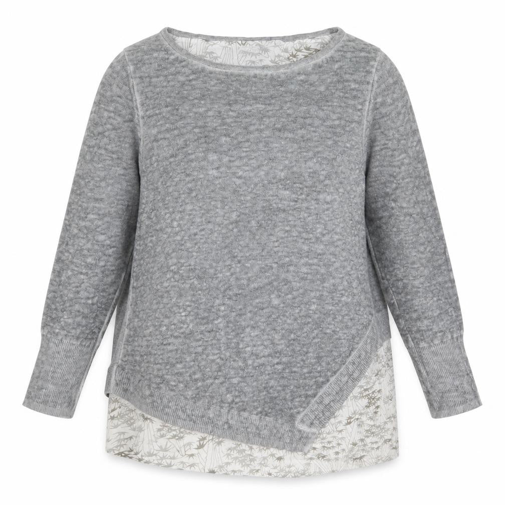 Mint Velvet Women’s Grey Asymmetric Linen Tunic Top Size 8