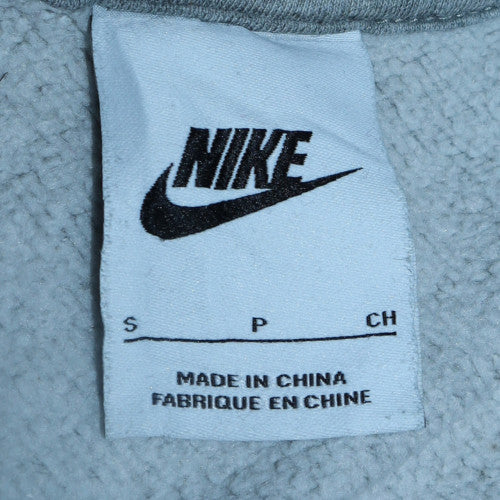 Nike Men's Grey Crew Neck Pullover Sweatshirt Size S