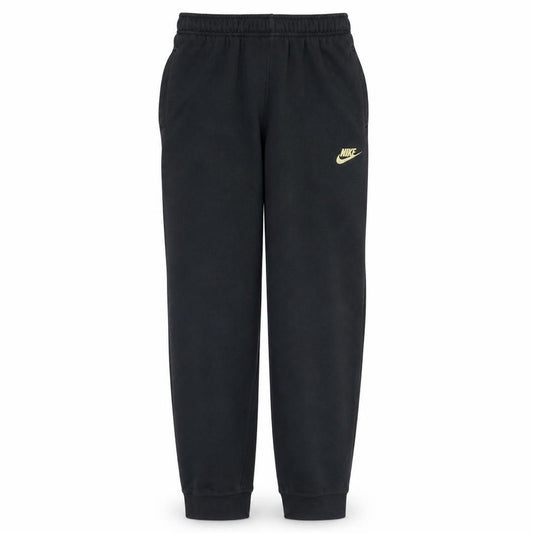 Front view of Nike Teens Black XL Jogger Fleece Sweatpants Tapered Fit