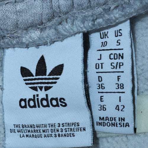 adidas Women Grey Jogger Sweatpants Size 10 Regular Fit