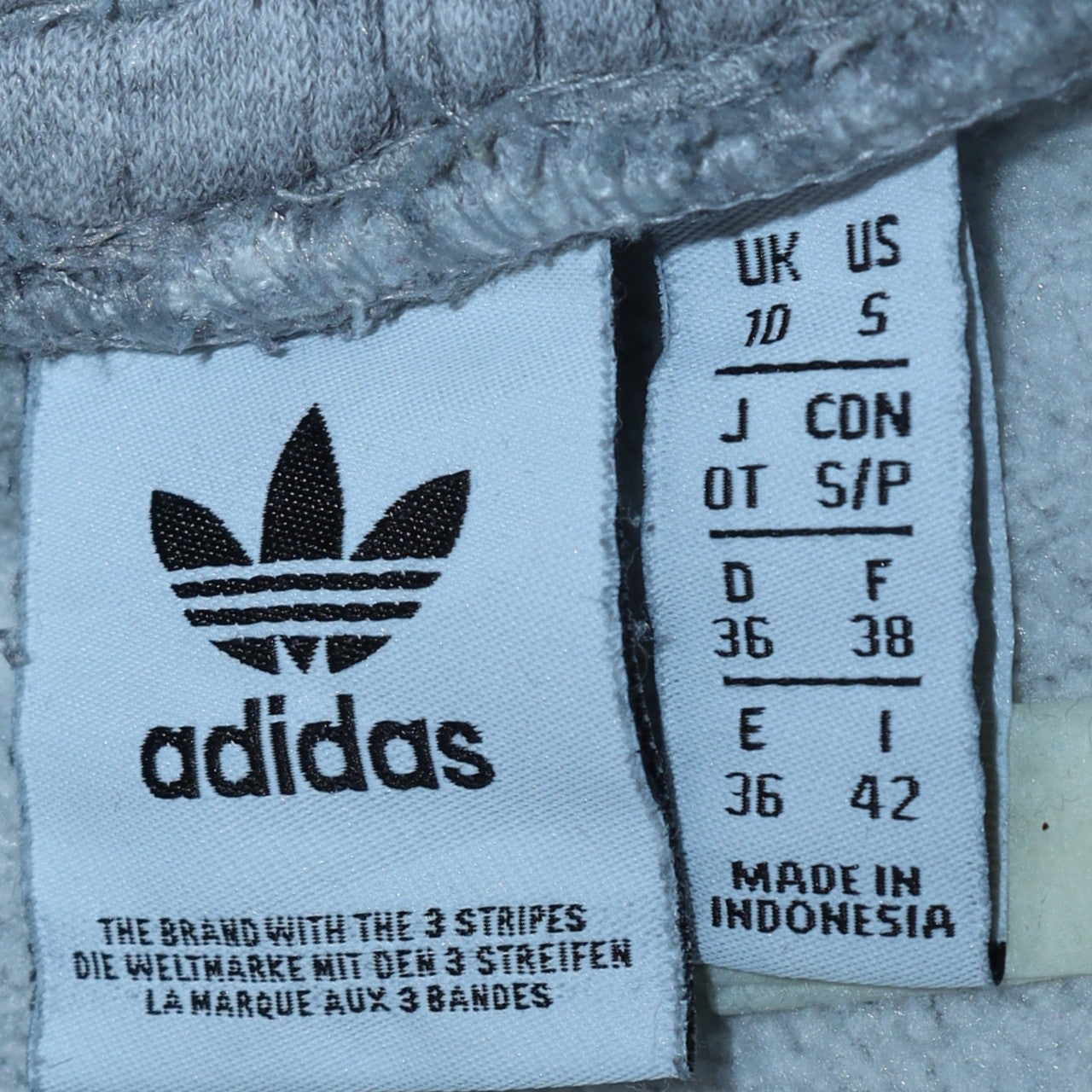 adidas Women Grey Jogger Sweatpants Size 10 Regular Fit