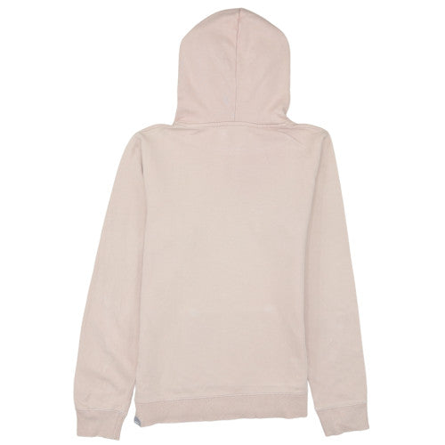 The North Face Womens Beige Pullover Hoodie Small 100% Cotton Casual