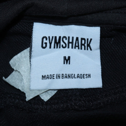 Gymshark Men's Black Pullover Hoodie Size M Regular Fit