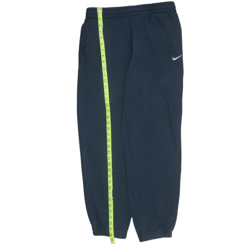Nike Men's Blue Fleece Jogger Trousers Size M Regular Fit