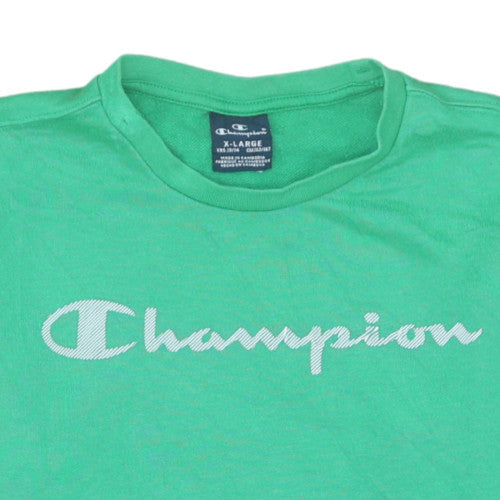 Champion Teens Green XL Pullover Logo Sweatshirt