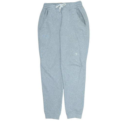 Under Armour Men's Grey Jogger Sweatpants S Fleece Drawstring Activewear
