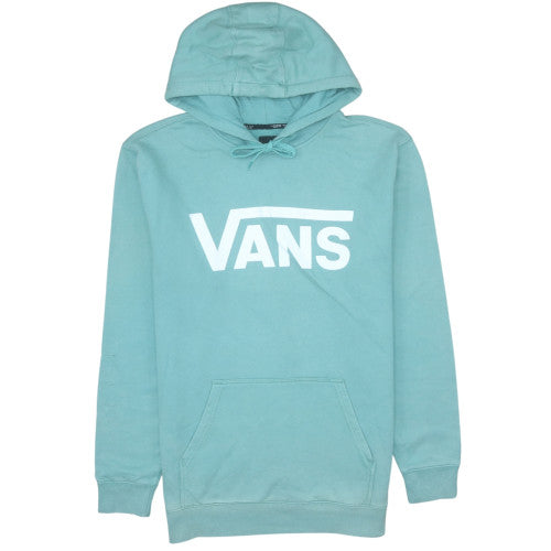 Vans Men's Blue Pullover Hoodie Size L Graphic Fleece Skate