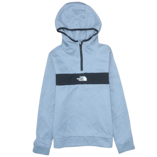 The North Face Boys Blue 1/2 Zip Hoodie XL Polyester Hiking Outdoor