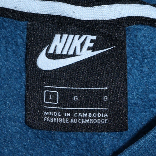 Nike Men's Blue Air Logo Pullover Sweatshirt Size L