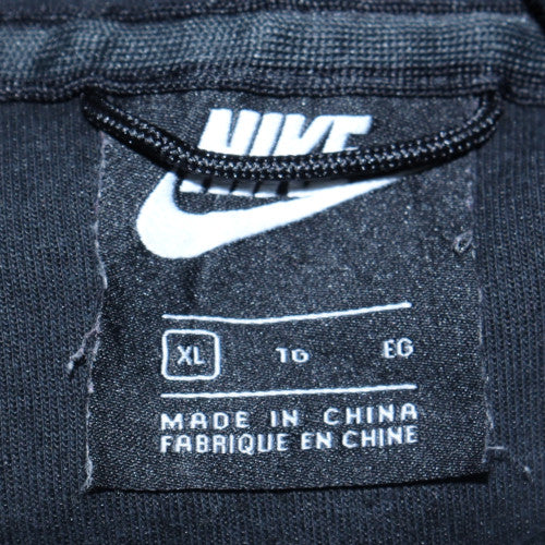 Nike Men's Black XL Full Zip Hoodie Fleece Sweatshirt