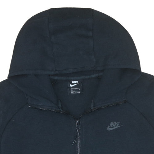 Nike Men's Black XL Full Zip Hoodie Fleece Sweatshirt