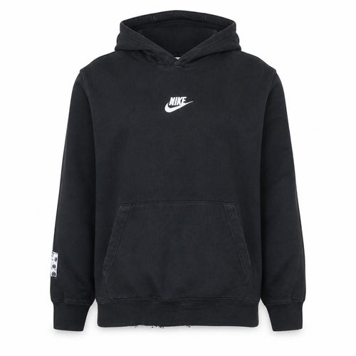 Nike Men’s Black L Pullover Hoodie Fleece Logo Sportswear