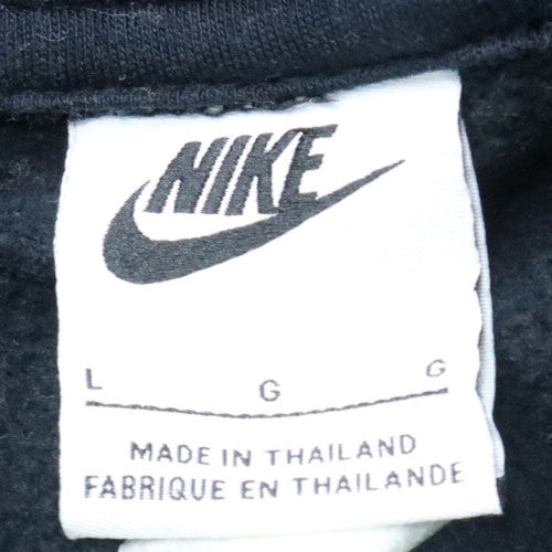 Nike Men’s Black L Pullover Hoodie Fleece Logo Sportswear