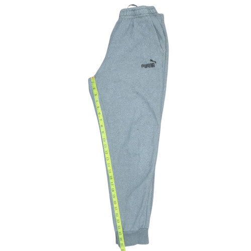 Puma Men's Grey Fleece Jogger Sweatpants Size M Regular Fit