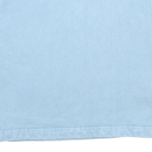 Weird Fish Mens Blue 1/4 Zip Collared Fleece Sweatshirt L