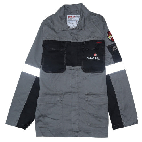 Roots Men’s Grey Workwear Jacket L 40in Reflective Safety Industrial