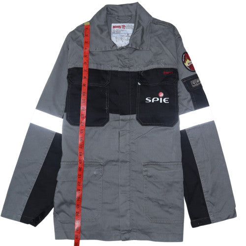 Roots Men’s Grey Workwear Jacket L 40in Reflective Safety Industrial