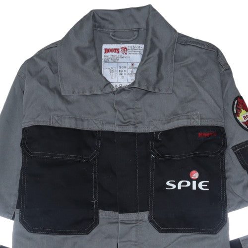 Roots Men’s Grey Workwear Jacket L 40in Reflective Safety Industrial