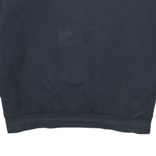 Adidas Mens Black XL Pullover Crew Neck Fleece Sweatshirt