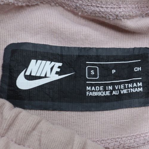 Nike Women's Pink Jogger Sweatpants Size S Elastic Waist Activewear Trousers