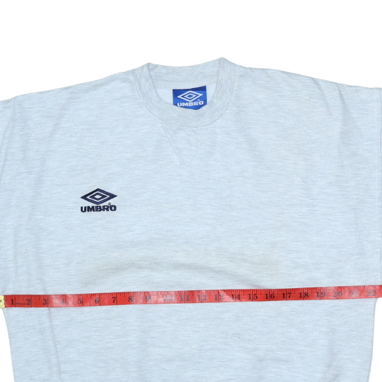 Umbro Men's Grey Small Crew Neck Pullover Sweatshirt
