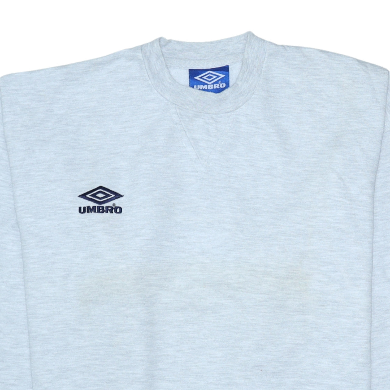 Umbro Men's Grey Small Crew Neck Pullover Sweatshirt