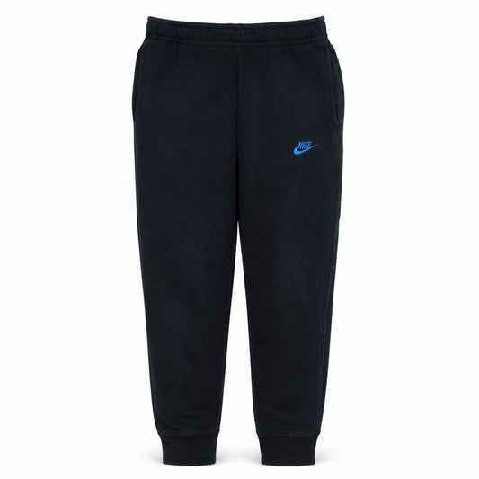 Front view of Nike Men's Black Fleece Sweatpants Small Regular Fit Activewear