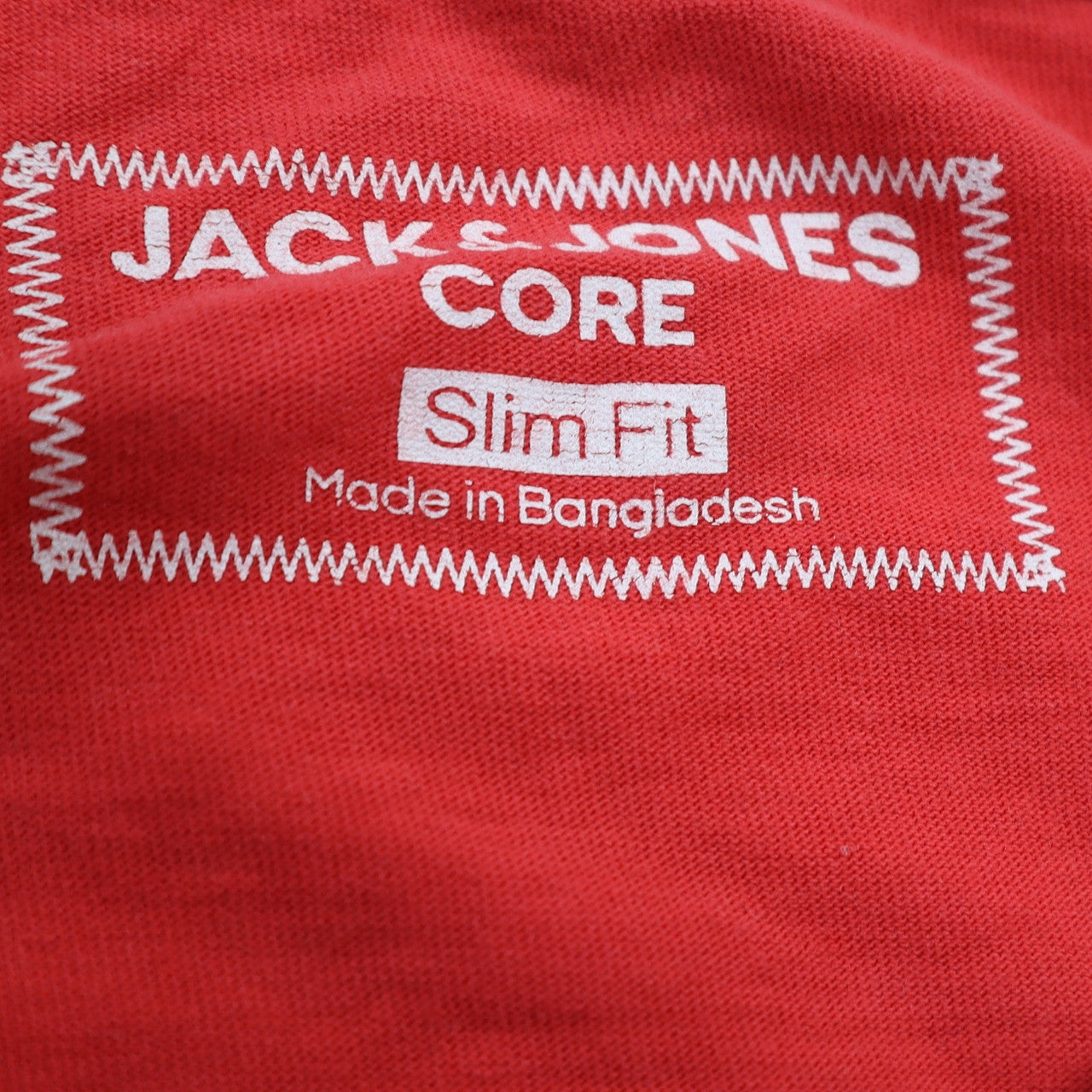 Jack & Jones Men’s Red CORE 1990 Slim Fit Graphic T-Shirt M