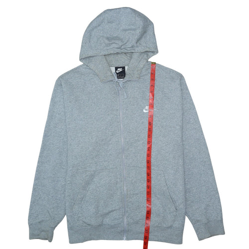 Nike Mens Grey Full Zip Hoodie XL Sportswear Fleece